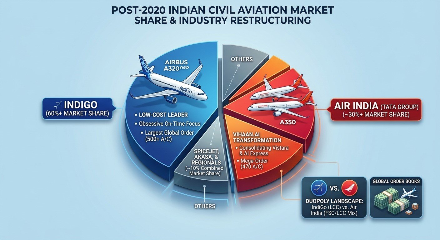 Indian Aviation Duopoly Indigo Vs Air India